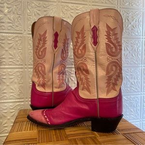 Lucchese 1883 Pink Cowboy Boots